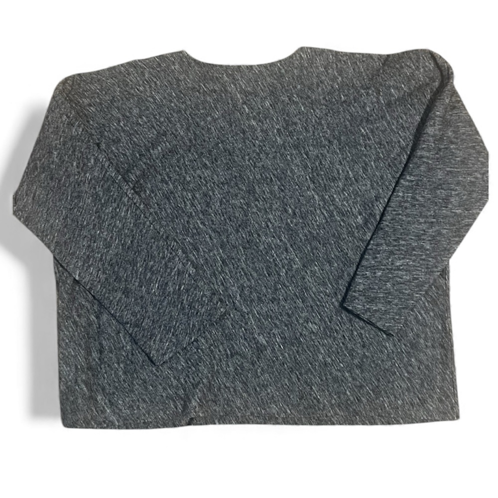 Eileen Fisher Cotton/wool black/ Gray Women's sweater M like new - Picture 3 of 6